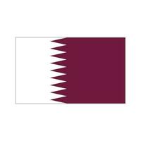 qatar vlag icoon. nationaal vlag. vector. vector