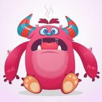 grappig tekenfilm monster. vector illustratie