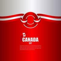 canada onafhankelijkheidsdag viering ontwerp illustratie vector sjabloon