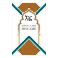 gedrukt Arabisch boek Hoes ontwerp vector Koran Hoes bladzijde Islamitisch boek Hoes brochure