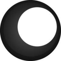 zwembad bal icoon over- wit achtergrond vector illustratie. biljart bal silhouet logo concept, clip art