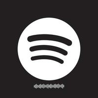 signaal muziek- icoon internet symbool logo teken geïsoleerd sociaal media digitaal beroemd achter en wit kleur vector