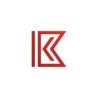 brief k logo vector sjabloon, creatief k brief eerste logo ontwerp