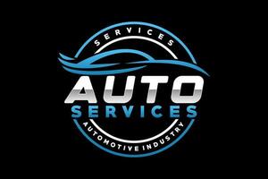 auto garage premium concept logo ontwerp vector