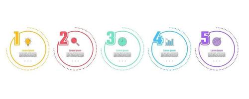 zakelijk infographic ontwerp, vectorillustraties vector