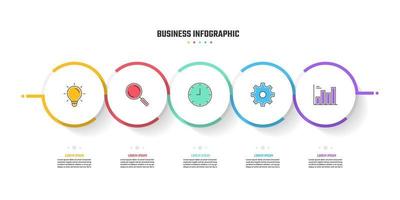 zakelijk infographic ontwerp, vectorillustraties vector