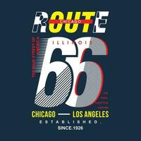 route 66 grafisch, typografie vector, strand thema illustratie, mooi zo voor afdrukken t overhemd en andere gebruik vector