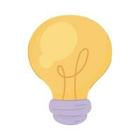 lamp licht energie macht icoon vector
