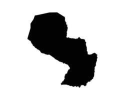 Paraguay land kaart vector