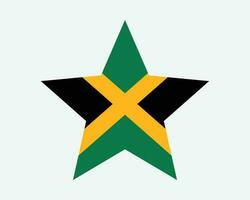 Jamaica ster vlag vector