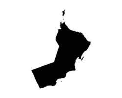 Oman land kaart vector
