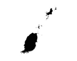 Grenada land kaart vector