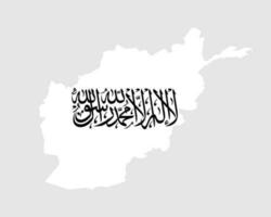 afghanistan taliban kaart vlag vector