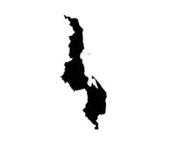Malawi land kaart vector