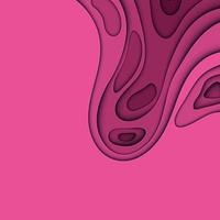 abstracte paarse papier gesneden achtergrond sjabloon met plaats voor uw tekst. vector illustratie