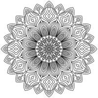 bloem mandala. wijnoogst decoratief elementen. oosters patroon, vector illustratie. Islam,