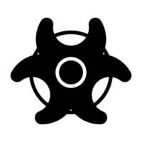 biohazard symbool vector icoon