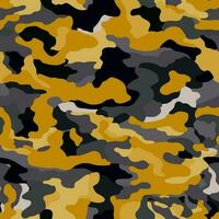 leger zand kleur camo eindeloos behang. abstract grijs camouflage naadloos patroon. vector