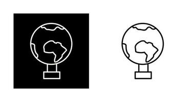 wereldbol vector pictogram