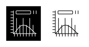 histogram vector icoon