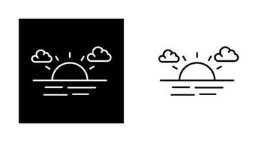 zonsondergang vector pictogram