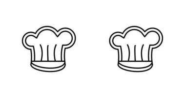 chef hoed vector icon