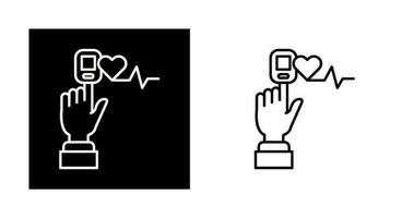 pulse oximeter vector icoon