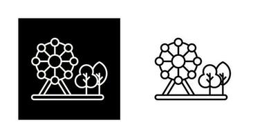 park vector pictogram