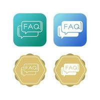 FAQ vector icoon