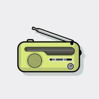 radio vlak icoon logo ontwerp vector