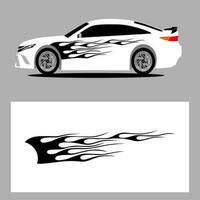 auto strepen vector kunst sticker. strepen auto sticker. sticker auto sticker