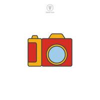 camera icoon symbool vector illustratie geïsoleerd Aan wit achtergrond