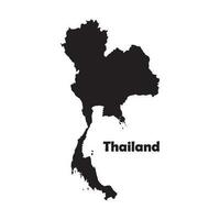 Thailand kaart icoon vector