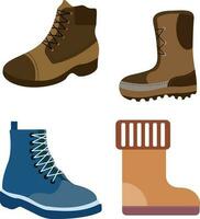 winter laarzen. schoenen icoon voor ontwerp decoratie. vector illustratie