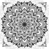 lineal mandala achtergrond concept vector