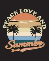 zomer t-shirt ontwerpen vector
