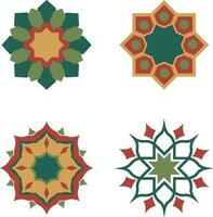 Islamitisch meetkundig ornament. symbool in decoratief Arabisch stijl. overladen decoratie voor ontwerp decoratie achtergronden.vector pro vector