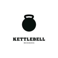 kettlebell icoon logo ontwerp sjabloon vector