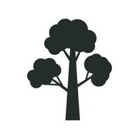 boom icoon vector ontwerp illustratie geïsoleerd Aan wit achtergrond