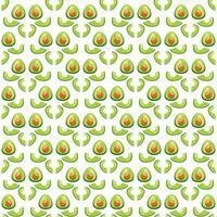 gezond voedsel. avocado afdrukken naadloos avocado patroon voor textiel, afdrukken, kleding, deken, banier, en meer. vector