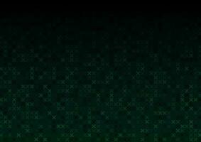 abstract donker groen X patroon digitaal technologie achtergrond vector