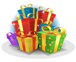 Happy Birthday Gifts-pakket vector