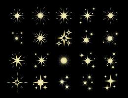 ster icoon. lucht, Kerstmis, favoriete en nacht pictogrammen set. vector illustratie