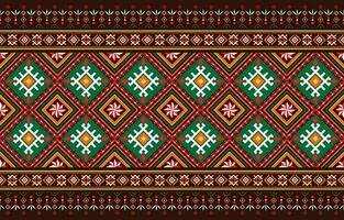 abstract etnisch meetkundig patroon achtergrond ontwerp behang, Indisch grens. traditioneel afdrukken vector. vector