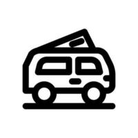 caravan auto reizen element vector