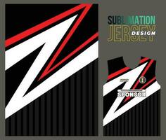 vector Jersey sport- ontwerp voor racing wielersport Amerikaans voetbal gaming motorcross