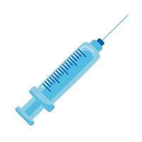 injectie spuit vaccin medische pictogram vector