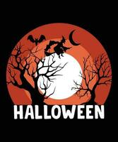 halloween t-shirt vector