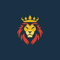 leeuw logo illustratie vector ontwerp sjabloon