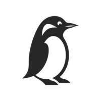 pinguïn vogelstand logo illustratie vector ontwerp